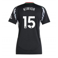 Camiseta Arsenal Jakub Kiwior #15 Visitante Equipación para mujer 2024-25 manga corta